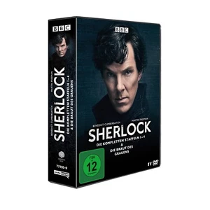 Sherlock. Die komplette Serie: Staffeln 1-4 & Die Braut des Grauens # 11 DVD-LTD - Bild 1 von 1