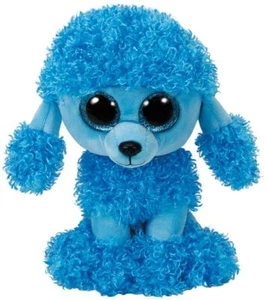 Ty Beanie Boos Mandy The Blue Poodle Boo Dog Plush Stuffed Animal Kids Gift Toy - Picture 1 of 2