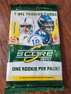 2010 Score Football 7 Card Blaster Pack - Image 1 of 2