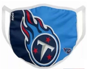Tennessee Titans Face Mask Cloth Reusable Washable Stretch Cotton Unisex Adult - Picture 1 of 2