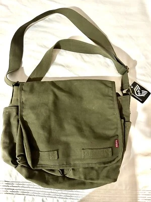 Bolso Mensajero de Hombro Militar Clásico Lona/Algodón Verde Rapid Dominance Foto 1 de 4