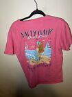 Simply Southern Graphic Tee Womens Medium "Salty hair dont care"