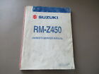 Suzuki RM-Z 450 Instrukcja obsługi Instrukcja obsługi Książka kierowcy 99011-35G50-01A