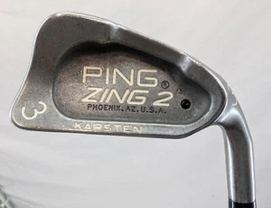 PING ZING 2 KARSTEN 3 IRON BLACK DOT HARRISON BARON GRAPHITE SHAFT RH 39in - Picture 1 of 22