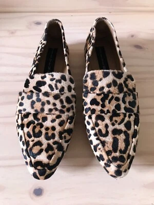 Zapatos Steven By Steve Madden Hollie-L Mocasín de pelo de becerro genuino 6,5 M Foto 1 de 4