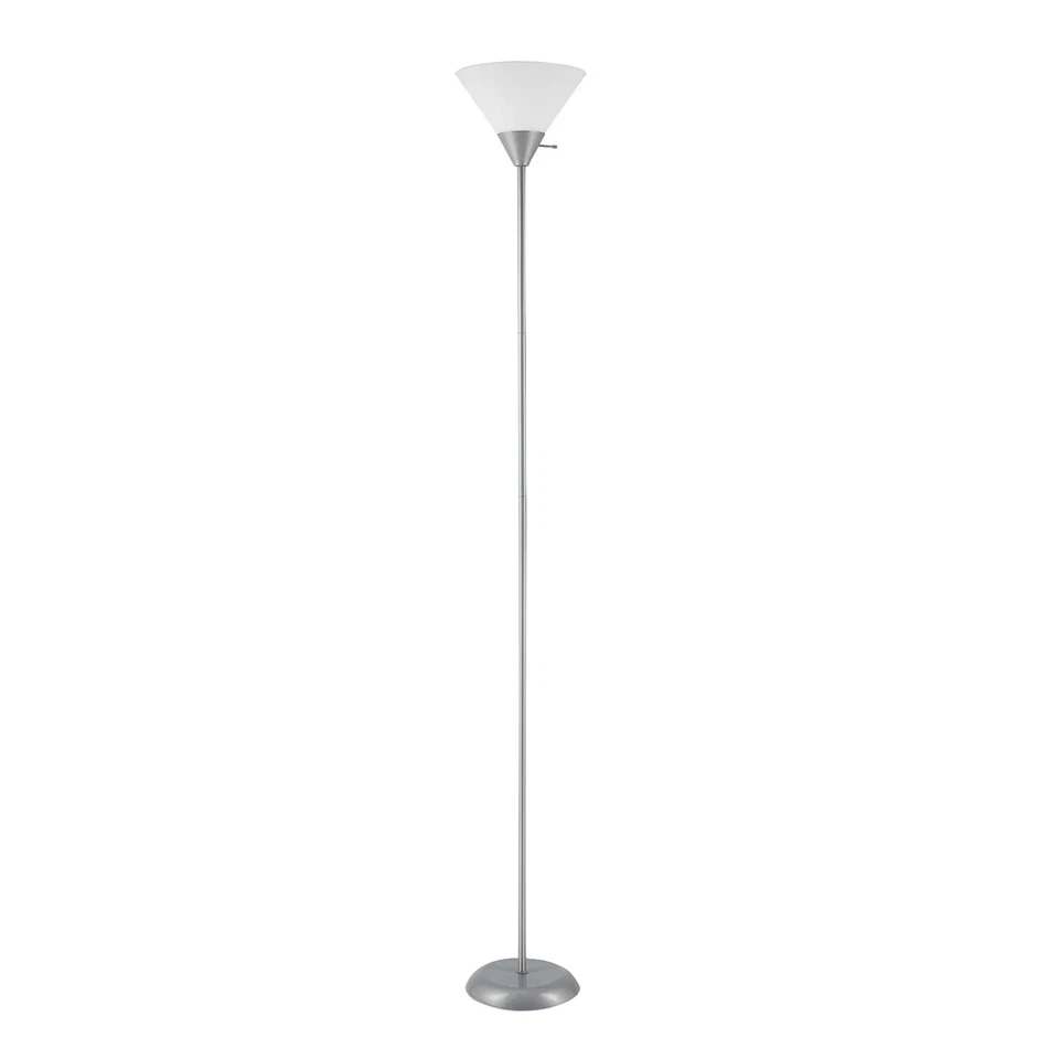 Globe Electric 67150 Elliott Floor Lamp Silver 72"