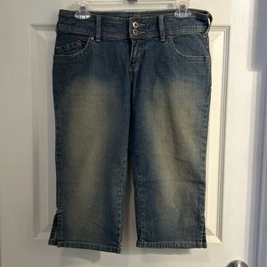 Personal Identity Blue Jean Denim Capri Pants size 5 - Picture 1 of 6