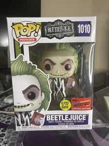 Funko POP! Vinilo: Beetlejuice 1010 GITD NYCC exclusivo - Imagen 1 de 9