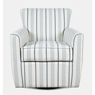 Blakely Harper Contemporary Traditional Swivel Accent Chair - Image 1 of 4