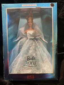 Neu im Karton - 2001 Collector Edition aquablaues Kleid Barbie Puppe Mattel 50841 - Bild 1 von 9