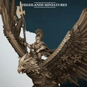 Mounted Lord on Phoenix - Highlands Miniatures 28mm - Picture 1 of 4