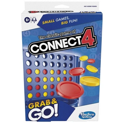 Hasbro Gaming Connect 4 Grab and Go Game, Portable Game for 2 Players, Travel Ga - Image 1 of 4