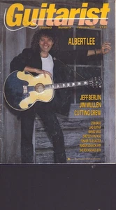 GUITARIST MAGAZINE FEB 1987 ALBERT LEE/Jeff Berlin/JIM MULLEN Cutting Crew VG+ - Imagen 1 de 2