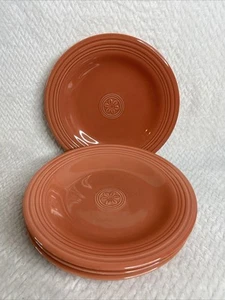 Oneida "Petali" Bellissimo set di 4 piatti colore salmone 10-3/4" - Foto 1 di 5