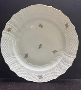 Herend Hand Painted Floral Scalloped Service Plate #1527 - Picture 1 of 7