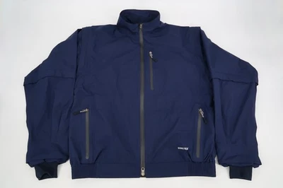 Zero Restriction Gore-Tex Convertible Jacket Mens Medium Golf Tour Series Navy - Image 1 of 4