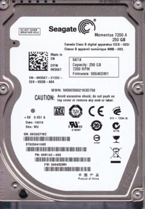 ST9250410AS p/n: 9HV142-033 s/n: 5VG FW: 0004SDM1 WU SATA 250GB A22-22 - Picture 1 of 3