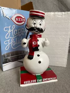 Cincinnati Reds MLB Redlegs The Snowman 7" Wackelkopf CIB - Bild 1 von 9