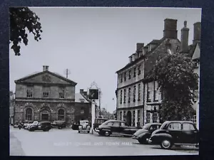 Oxfordshire Woodstock MARKET SQUARE & TOWN HALL c1950s RP Photocard by Frith - Picture 1 of 2