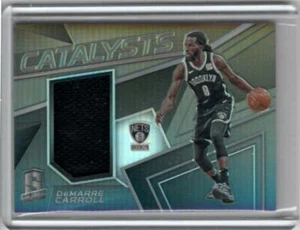 2017-18 PANINI SPECTRA CATALYSIS MEMORABILIA DeMARRE CARROLL /199 NETS MARKL - Picture 1 of 1