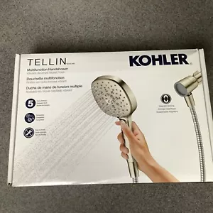 Kohler Tellin Multifunktions-Handbrause, 5 Strahlarten, gebürstetes Nickel-Finish. M63E - Bild 1 von 3
