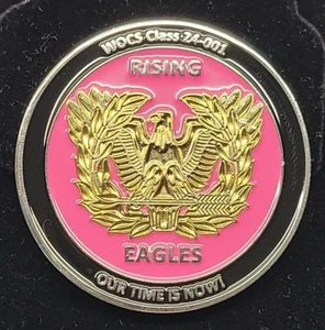 Rising Eagle WOCS Class 24-001 Warrant Officer Candidates School Challenge Coin - Picture 1 of 4