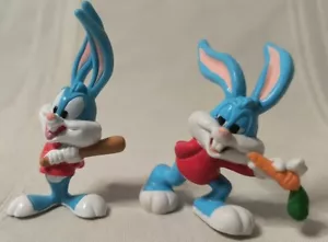Vintage Tiny Toons Buster Figures PVC 1991 & 1997 - Picture 1 of 3