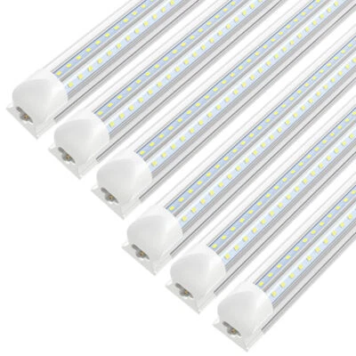 25Pcs 8FT LED Shop Light Fixtures T8 6FT 5FT V-shaped Garage 4FT LED Tube Lights - Image 1 of 4