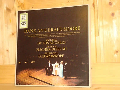 DANK AN GERALD MOORE DE LOS ANGELES FISCHER-DIESKAU SCHWARZKOPF ANGEL 2LP W/G NM - Image 1 of 4