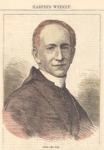 Pair of Harper's Weekly: "Pope Leo XIII" - Picture 1 of 2