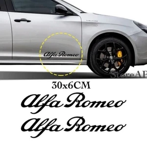 ADESIVI per ALFA ROMEO fiancata giulia giulietta mito 147 logo 75 156 auto stick - Imagen 1 de 1