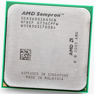 AMD Sempron 3600+ 2GHz Single Core AM2 Retro Processor SDA3600IAA3CN Manila 59W - Image 1 of 3