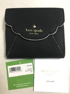 NWT Kate Spade Leewood Place Tavy Classic Pebbled Leather Wallet Coin PWRU5384 - Picture 1 of 6