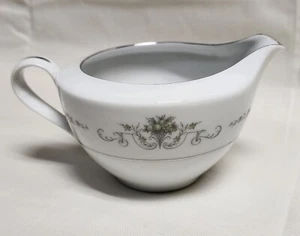 Rose China 2222 JAPAN Noritake Gainsboro Creamer Cup Urn Silver Adorn - Picture 1 of 6