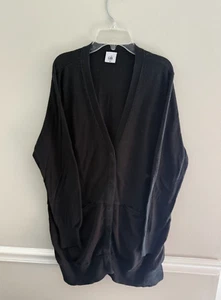 CAbi Long Strickjacke Pullover Damen XL schwarz Druckknopf + Taschen stylisch - Bild 1 von 4