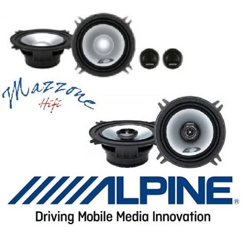 Alpine Lautsprecher SXE1350S Kompo 250 watt für MAZDA 2 alle