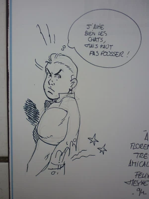 MEYNET / DOUBLE M   3  /   MEURTRE AUTOUR D UNE TASSE DE THE  / EO  +  DEDICACE - Photo 1/4