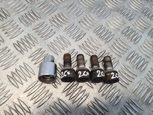 MERCEDES C CLASS W204 2010 WHEEL LOCKING NUT BOLTS SET WITH KEY #2C - Picture 1 of 3