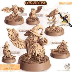 Miniatures de hibou par Castnplay, miniature / miniature de table hibou familier - Photo 1/1