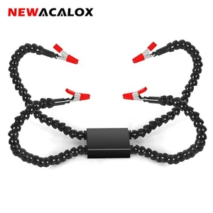 NEWACALOX Brazos Flexibles Soldadura Ayuda Manos Reparación Soldadura Automóvil - Imagen 1 de 14
