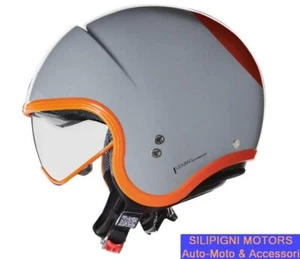 NOLAN N21  06 OCIO 343 Grigio/Arancione Casco Jet Moto Scooter - Foto 1 di 9