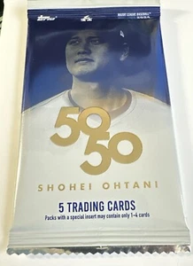 2024 Topps Now Shohei Ohtani 50/50 Collection Sealed Pack - Picture 1 of 2