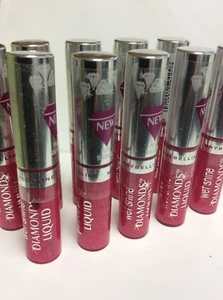 LOTE DE 10 diamantes de brillo húmedo Maybelline brillo líquido brillo labial solitario ciruela - Imagen 1 de 8