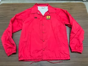 VTG KOA Campground Red Nylon Jacket - WearGuard Rugged Clothes - Medium - Picture 1 of 7