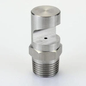 Steel Wide Angle Fan Nozzle Cleaning, Steel Nozzles High Pressure Cleaning D4P6 - Photo 1/10