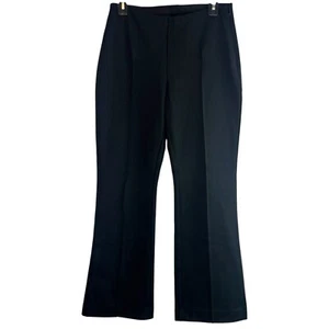 Pantalones acampanados Everlane Dream Kick para mujer talla mediana negros recortados orgánicos de oficina - Imagen 1 de 13
