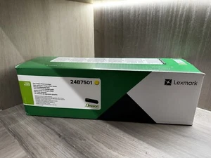 Original Lexmark 24B7501 Druckerpatrone Gelb ungeöffnete Tinte Bürobedarf - Bild 1 von 3