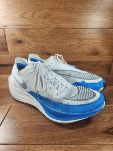 Nike ZoomX Vaporfly NEXT% 2 White w/ Blue Running Sneaker CU4111-102 Size 14 - Picture 1 of 23