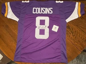 2023 Hit Parade Football, Kirk Cousins Autographed Jersey, Beckett Certified - Picture 1 of 5