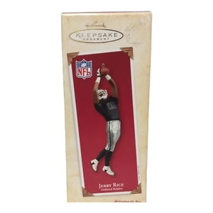 2003 Jerry Rice Oakland Raiders Hallmark Andenken Weihnachten Urlaub Ornament - Bild 1 von 6